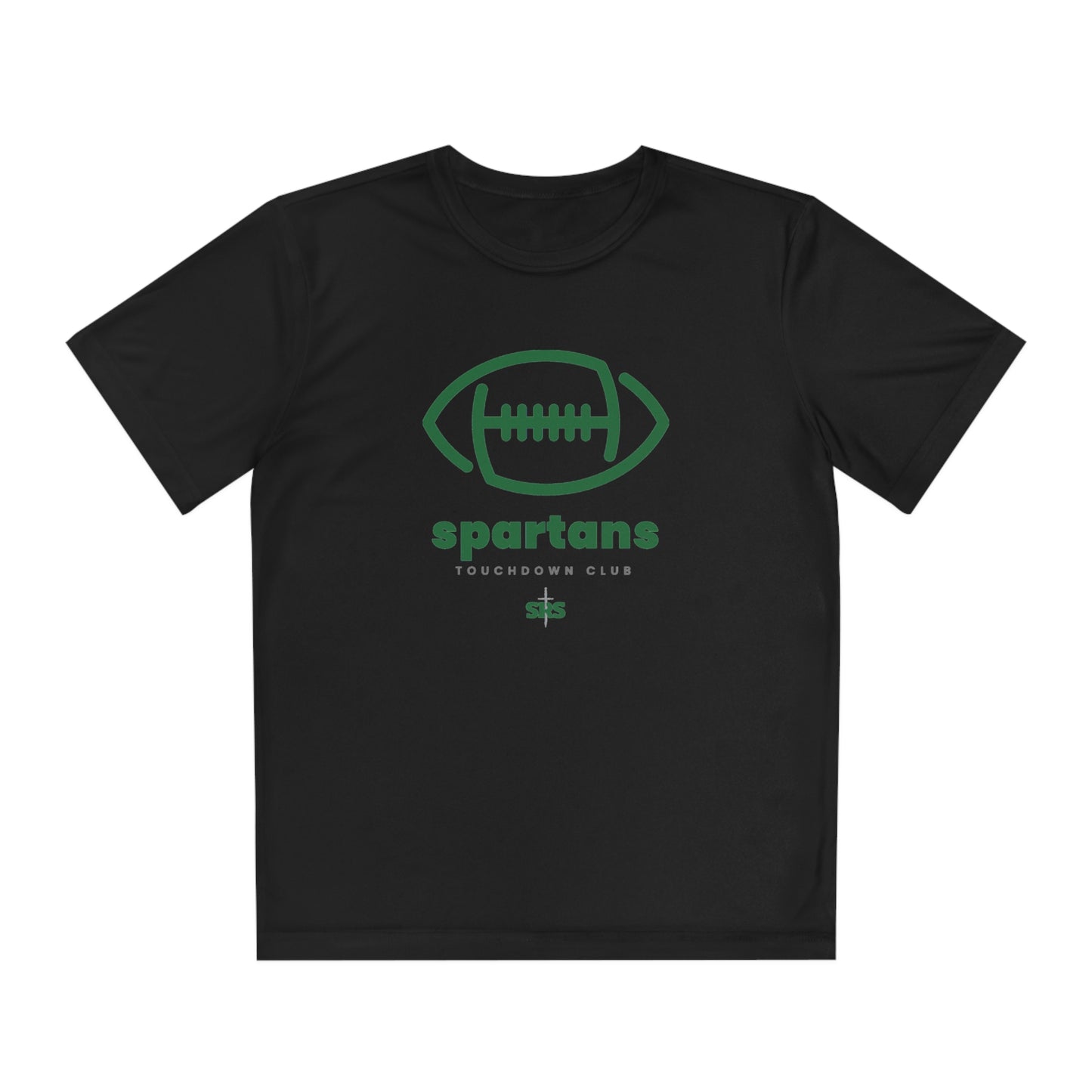 Youth Spartans Touchdown Club Competitor Tee