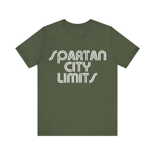 Adult Spartan City Limits Tshirt