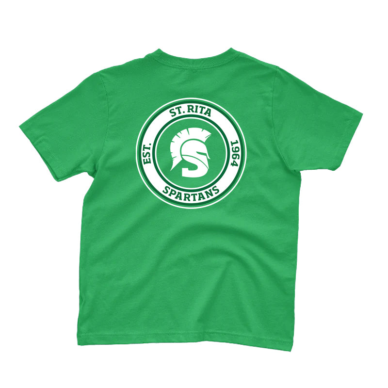 Adult Spartan Kelly Green Athletics Tshirt